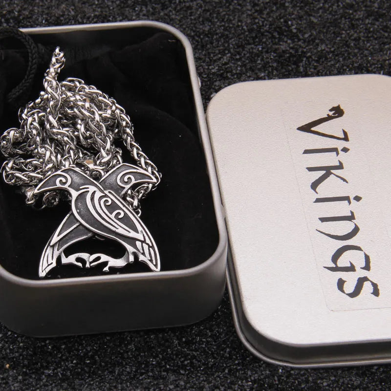 Huginn & Muninn pendant