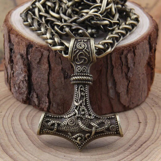Bronze Mjolnir Amulet